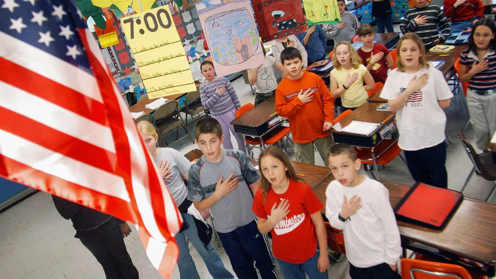 Elementary School DITCHES Pledge of Allegiance, Replaces it With THIS “Chant” Instead
